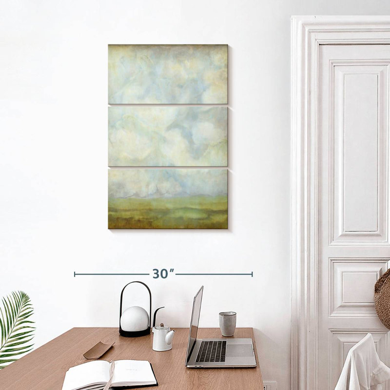 Avery Aged Abstract Landscape I, 32" H x 20" W