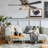 52" Lea 5 - Blade Geometric Cut Crystal Ceiling Fan with Pull Chain