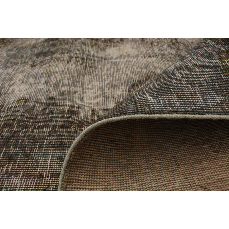 One-of-a-Kind 8'3" X 12'2" 2010s Wool Area Rug in Grey