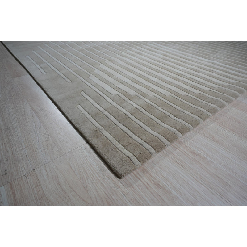 Hand Tufted Wool Area Rug, 6' x 9'