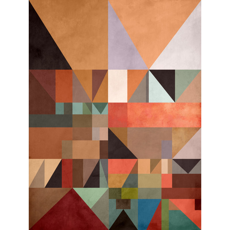 Multiple Triangles Print by Angel Estevez, Wrapped Canvas, 32" H x 24" W