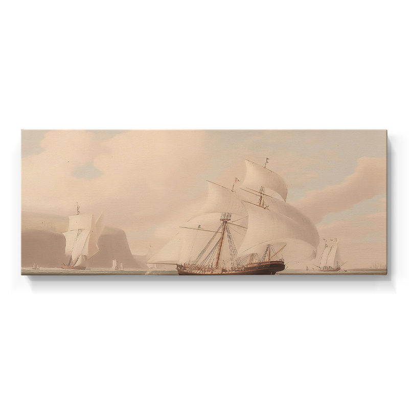 Nautical Series-LI- Toile tendue avec châssis-Prêt à accrocher, H 20 po x l 50 po