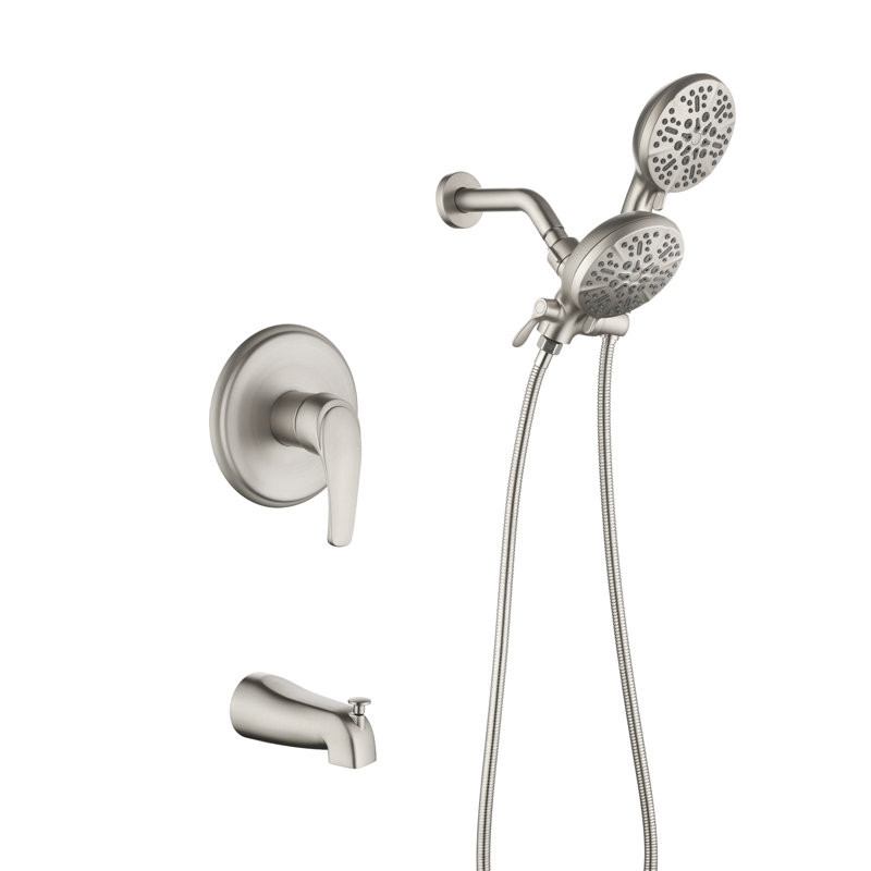 All-In-One Kit with Rough in-Valve, Brushed Nickel