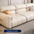 Modern in-line leather sofa-106030370