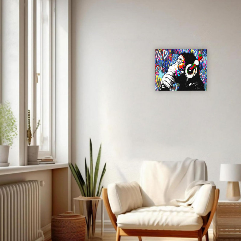 Art mural en toile sans cadre 12 "x 16"
