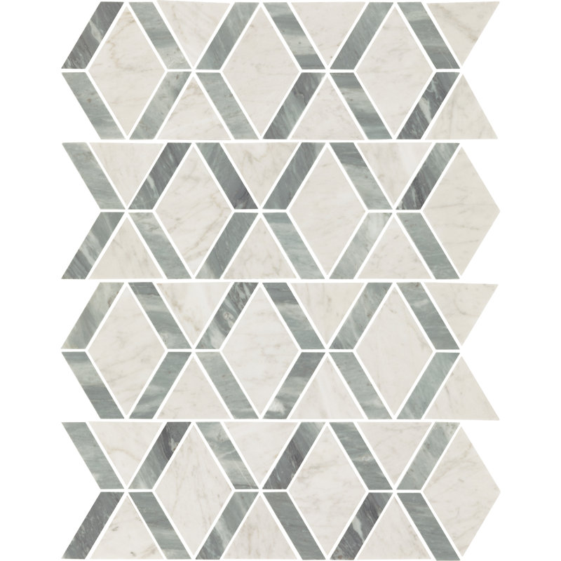 Carrelage mosaïque à charnière en marbre Itona
