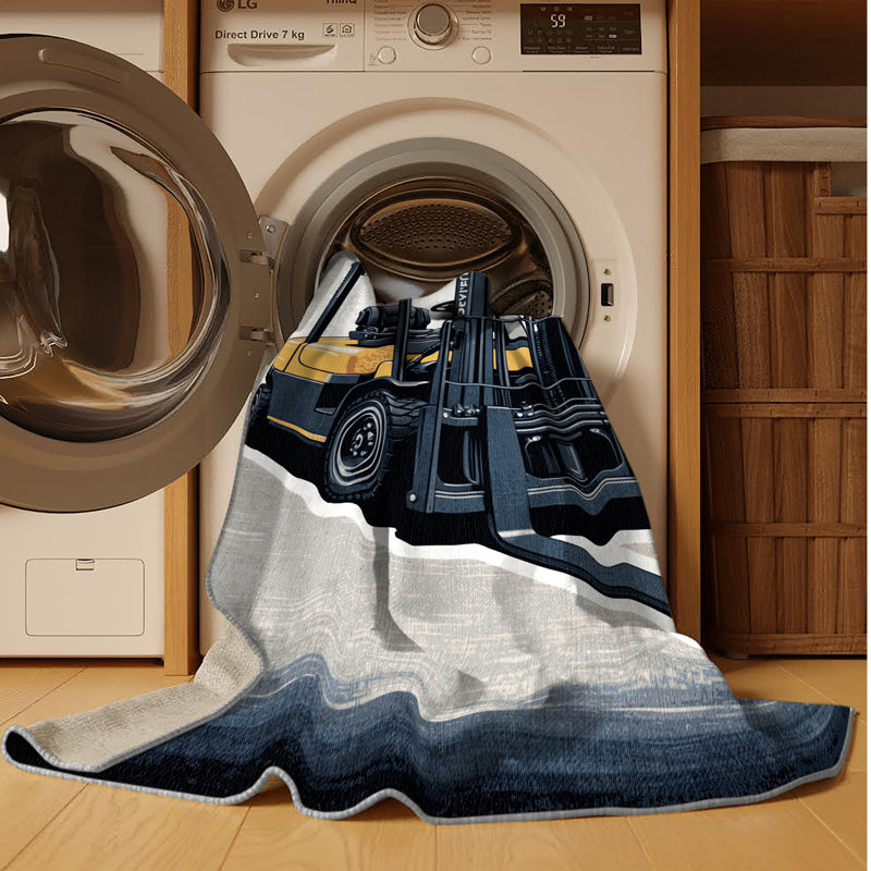 Machine Washable Transportation Grey Area Rug, Runner 2' x 5'