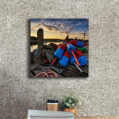 Oswestry " Buoys And Line SQ " by Rick Berk
