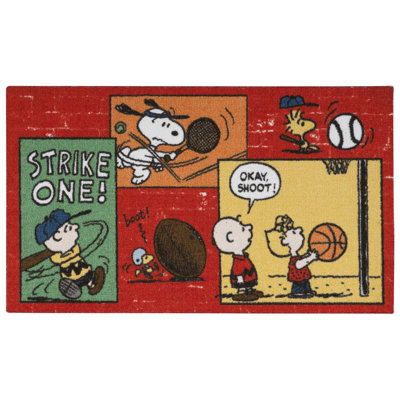 Peanuts Non-Slip Indoor Doormat