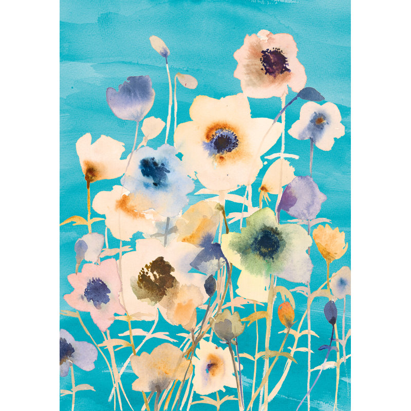 The Flowers - Wrapped Canvas Print, 46cm H x 30cm W 