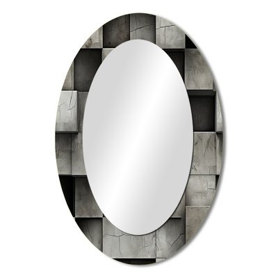Uptal - Modern Oval Wall Mirror