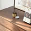 Commode d'appoint simple en noyer noir