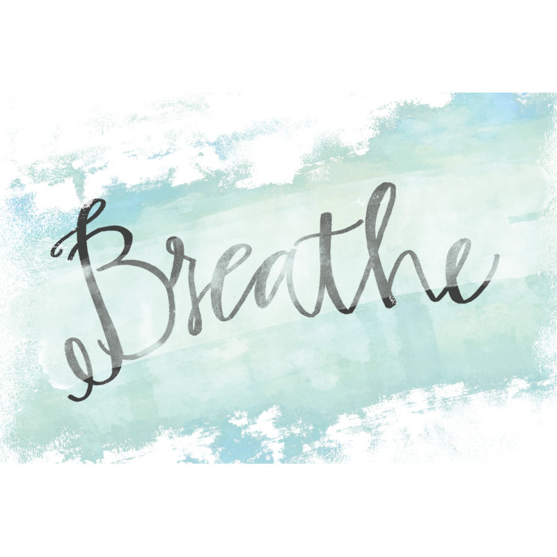 Breathe Abstract Swatch - Wrapped Canvas Print, 51cm H x 76cm W x 3.8cm D