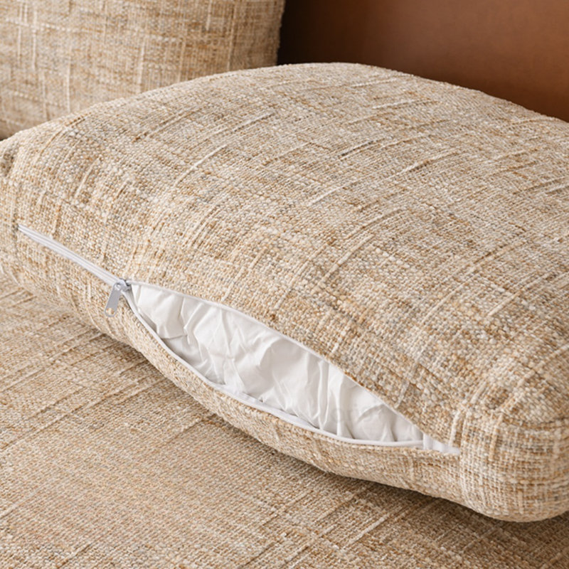 Mid-Century Washable Straight Sofa