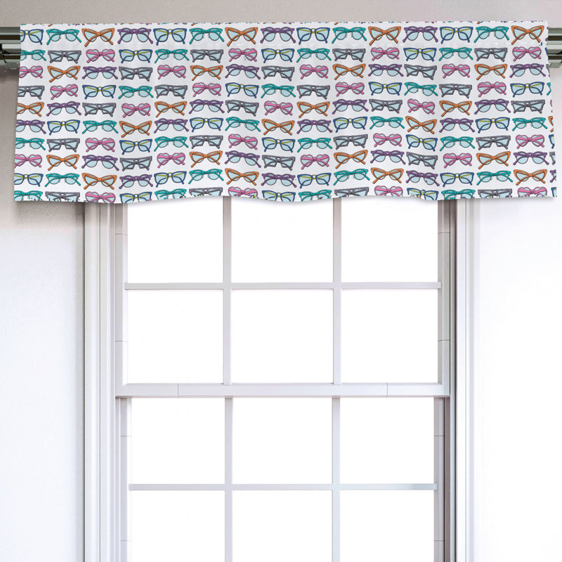 Sateen Ruffled Window Valance