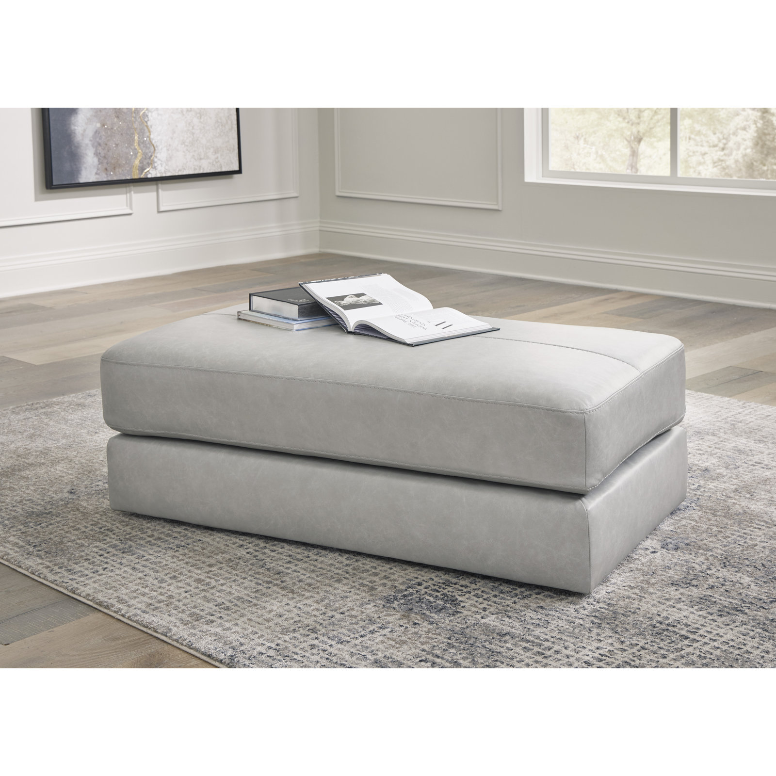 Ehitan Upholstered Ottoman