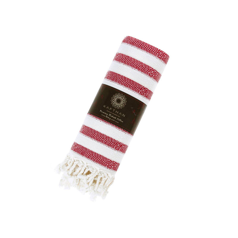 Serviette de bain Kafthan Gocek, Red Zebra
