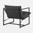 Reagle Modern Metal Framed Sling Accent Chair-81655794