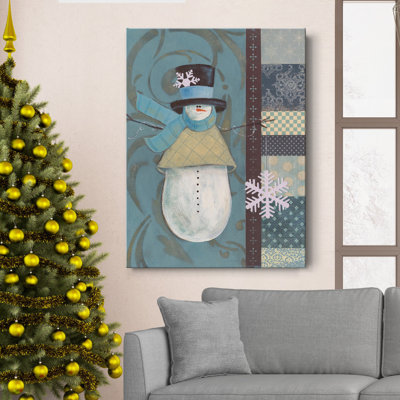 " Snowman Patchwork II "