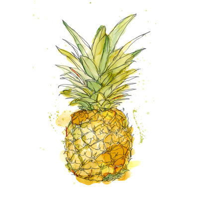 " Pineapple Splash I "