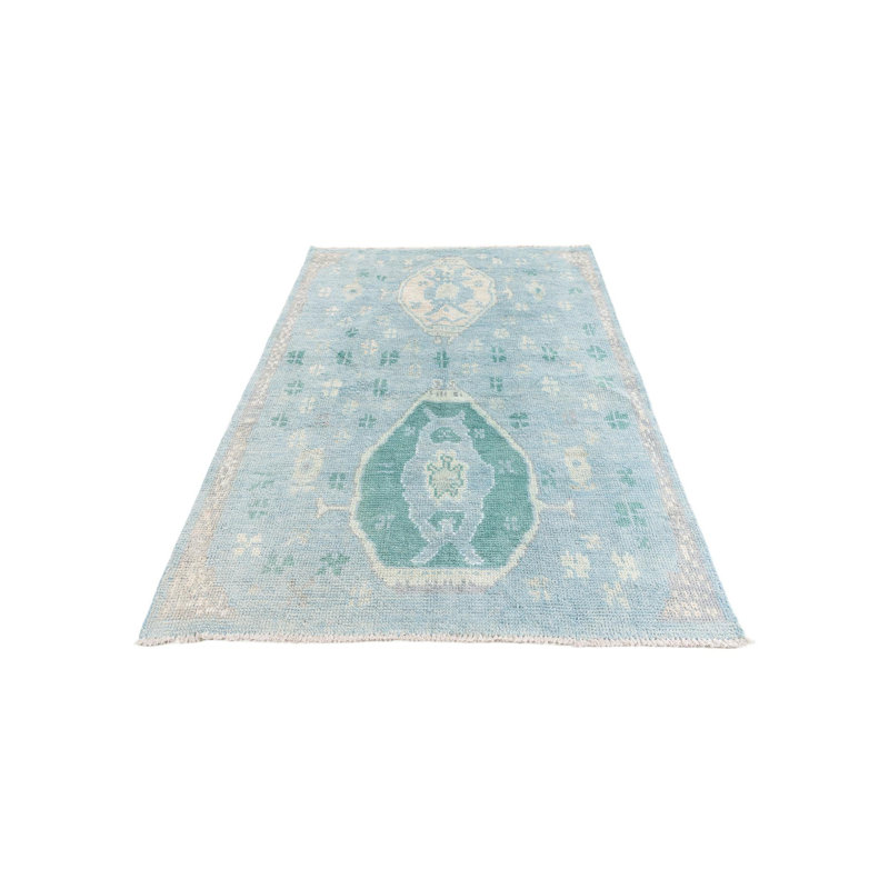 Tapis bleu clair Noack
