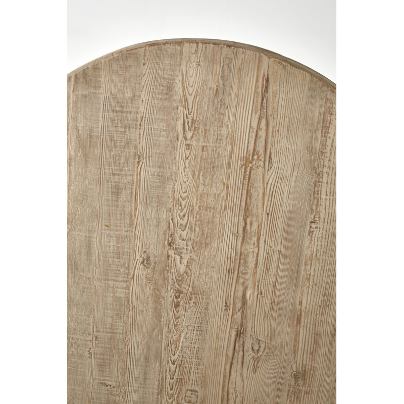 Oryana Pine Round Table, Counter Height (36" Height), Medium Gray