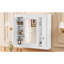 Armoire de salle de bain murale polyvalente avec miroir et plusieurs tablettes pour un rangement efficace