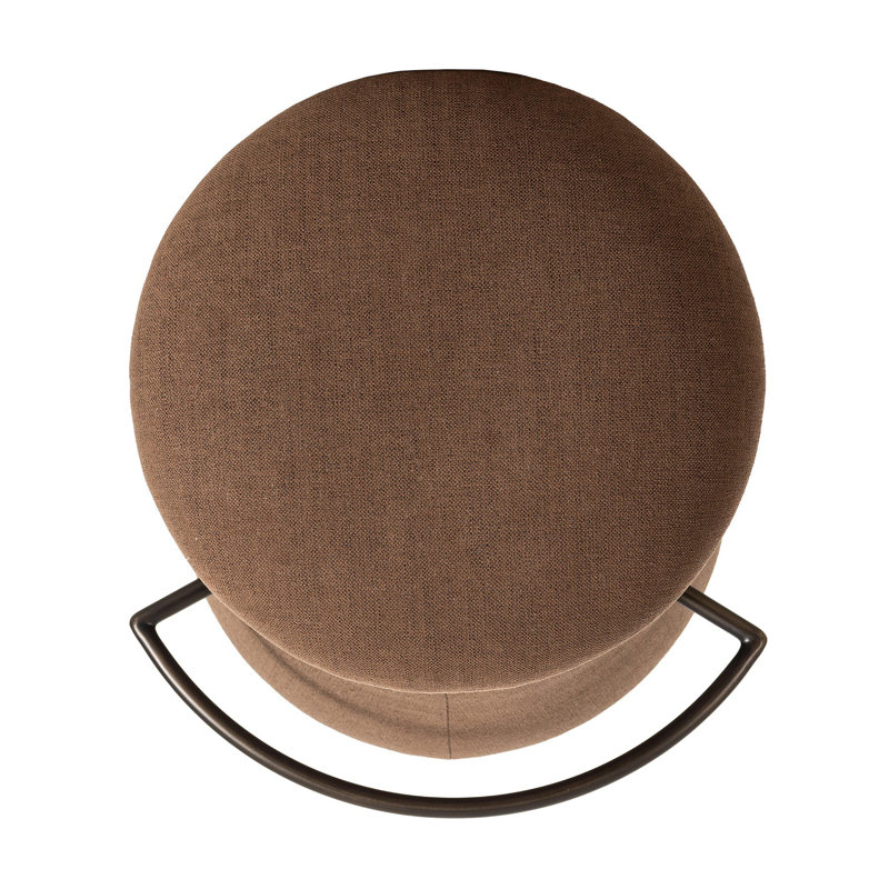 Cannes Swivel Stool-Crypton Wayfarer Sienna-Counter, Crypton Nomad Mushroom