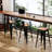 Metal Counter And Bar Stools-543955498-543955496