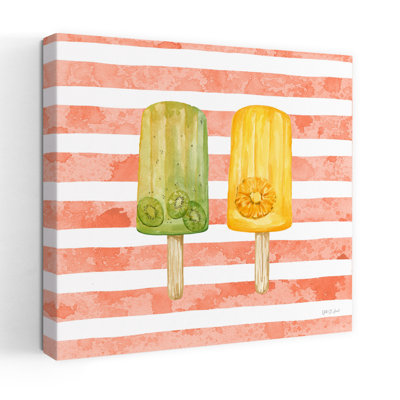Popsicles fruitées, art contemporain d'été