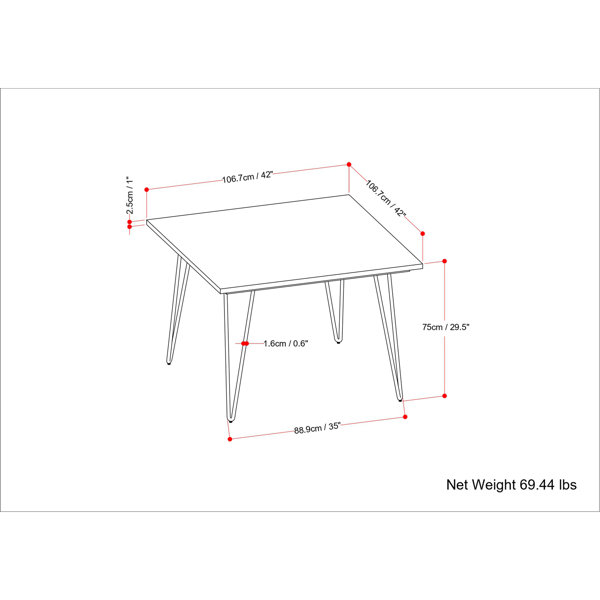 Dimensions du produit