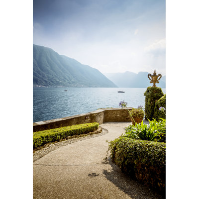 Garden Overlooking Como Lake by Mikolajn - Wrapped Canvas Print