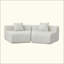 Canapé modulaire courbé Chenille-384162963