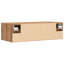 Izzey Unfinished Accent Cabinet with Fireplace Included-389058624
