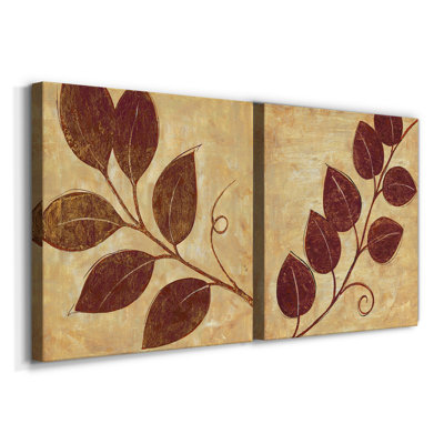 " Marsala Moment III " 2 - Pieces