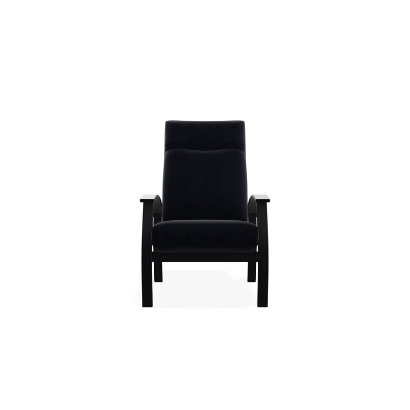 Belle Isle Cushion Deep Seating Supreme Height Adjustable Back Chair, Black, Spectrum Indigo Sunbrella®