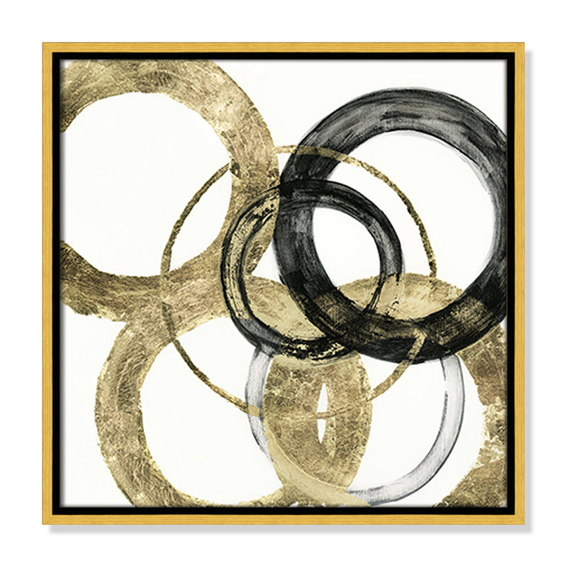 Collection Ring Ring II par Tava Studios, Or, H 17,5 po x l 17,5 po x P 2 po