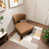 Orange Faux Leather