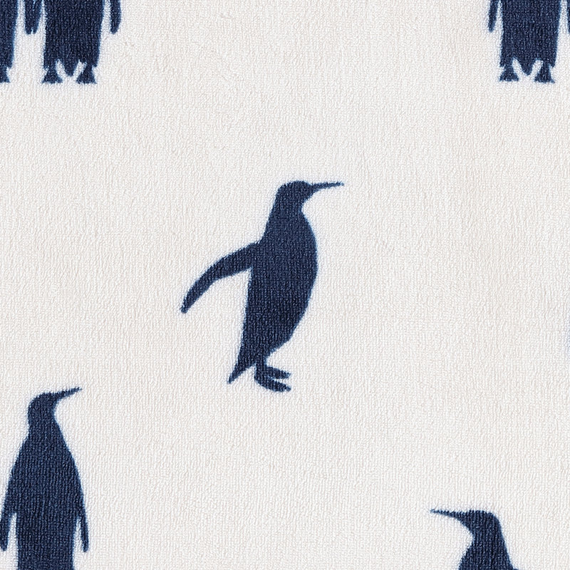 Jeté polaire / sherpa Eddie Bauer, Bleu marine pingouin empereur