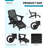 HDPE Adirondack Foldable Chair with Retractable Ottoman-26271877
