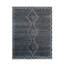 Modern & Stylish Classic Hand Knotted Moroccan Solid Wool Indoor Charcoal Colour Rectangle Area Rug-1261888116