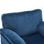 Fauteuil demi-tonneau pivotant 33 po, fauteuil rembourré avec poches latérales-1833713419
