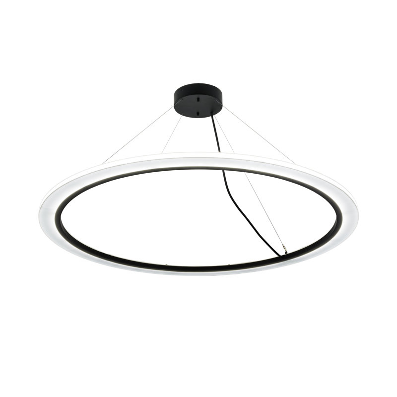 Anillo 60-Inch White Glass LED Pendant Light