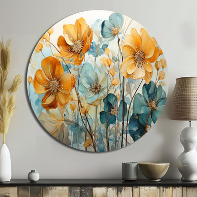 Deville - Abstract Round Metal Art