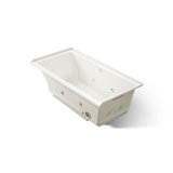Underscore Rectangle 60-In X 30-In Heated Bubblemassage Air Bath With Whirlpool, Alcove, Right Drain