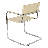 Mart Stam Cantilever Armchair Arm Chair w/ Chrome-Plated Steel Frame (Various Bonded Leather Colors)-1624371526
