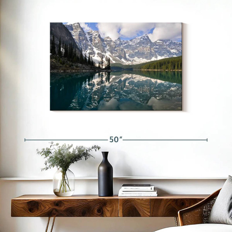 Alvord Moraine Lake, matin d'hiver, H 24 po x l 36 po