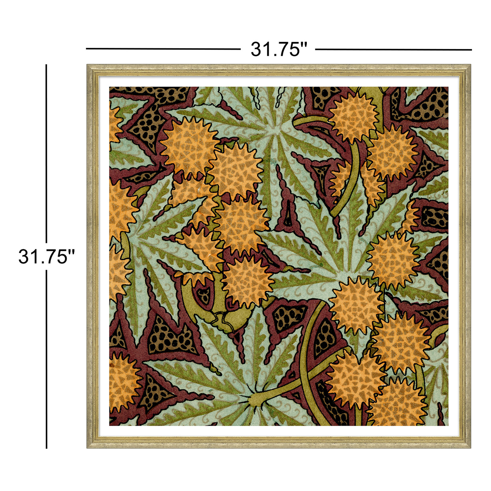 Bates "Textile Patterns 19th Century" Print