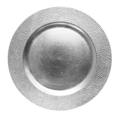 Assiette à sable en argent 13 po