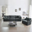 Ensemble de canapé modulaire 2 pièces, ensemble de canapés modulaires de salon, canapé à assise profonde pour salon, 1 + 3 places en chenille-889916060